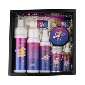 Luxfume private label waterproof lace hair products with custom packaging wig install kit