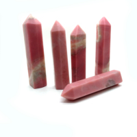 Venta al por mayor a granel Piedra Natural Crystal Rock Tower Pink-Opal Points para regalo Fengshui
