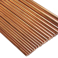 Barre de cuivre ronde de haute qualité C11000 C10100 4 mm 8 mm 16 mm, tige de cuivre pur à 99,9 %