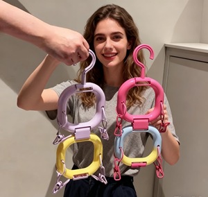 หมวกเบสบอล<span class=keywords><strong>ลิ้น</strong></span><span class=keywords><strong>เป็ด</strong></span>แบบแขวนติดผนังวัสดุ PP สำหรับหอพักแสดงหมวกสองชั้น - Product Image 1