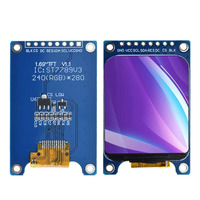 1.69 Inch 1.69" Color TFT Display Module HD IPS LCD LED Screen 240X280 SPI Interface ST7789 Controller