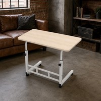 Meilleure Vente : Plateau de Lit Portable pour Ordinateur Portable en MDF de Haute Qualité et Cadre en Acier – Idéal pour le Télétravail depuis le Lit, le Canapé ou la Causeuse
