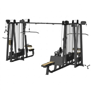 Nuovo Design di Alta Qualità, Attrezzatura <span class=keywords><strong>Fitness</strong></span> Multifunzionale a 7 Stazioni per <span class=keywords><strong>Palestra</strong></span> Commerciale e Uso Domestico, Direttamente dalla Fabbrica - Product Image 6