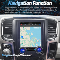 Récepteur d'autoradio de navigation GPS pour Dodge Ram 1500 2500 2013 2014 2015 2016 2017 2018