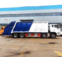 Camión Compactador de Basura HOWO 25 Square 8X4, Robusto e Inteligente, con Carga Trasera Hidráulica para Gestión de Residuos