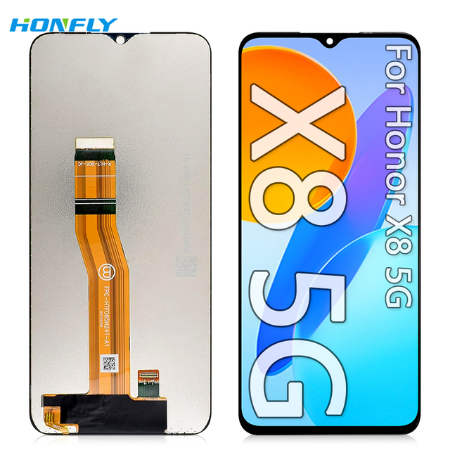 Honfly 6.5'' Good Quality Mobile Phone Lcd for Huawei X8 5g Lcd Touch Screen Display for Honor VNE-N41 Screen Replacement