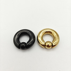 Anillos de Acero Inoxidable con Bola Captiva BCR |   Joyería para Piercings Corporales en Varios Tamaños para Orejas, Nariz, Septum, Piercings Corporales - Product Image 3