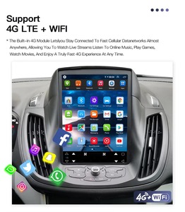Autoradio Android 14 con Schermo Verticale Tesla da 10.4 Pollici per <span class=keywords><strong>Ford</strong></span> Kuga <span class=keywords><strong>C</strong></span>-<span class=keywords><strong>max</strong></span> Escape 2013-2018, Vendita all'Ingrosso - Product Image 2
