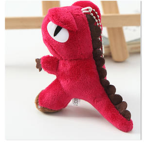 10cm mignon en peluche dinosaure porte-clés pour femmes filles moelleux <span class=keywords><strong>tyrannosaure</strong></span> porte-clés enfants jouets cadeau pour grue Machine - Product Image 6