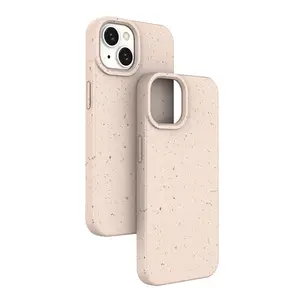 2022 New 100% Recycled Eco-Friendly Biodegradable Wheat Straw Phone Case For Iphone 14 Max 13 12 11Pro Max