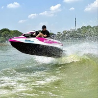 Équipement de jeu pour parc aquatique Petite vitesse Jet Car New Energy Jet Boat Wave Boat Jet Ski