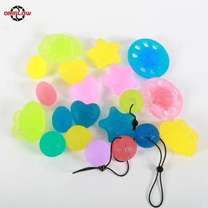 ORIFLOW Finger Exercise Fitness Squeeze Balls Egg Shape <strong>Black</strong> TPR Gym Hand Grip Strengthener <strong>Trainer</strong> - Product Image 1