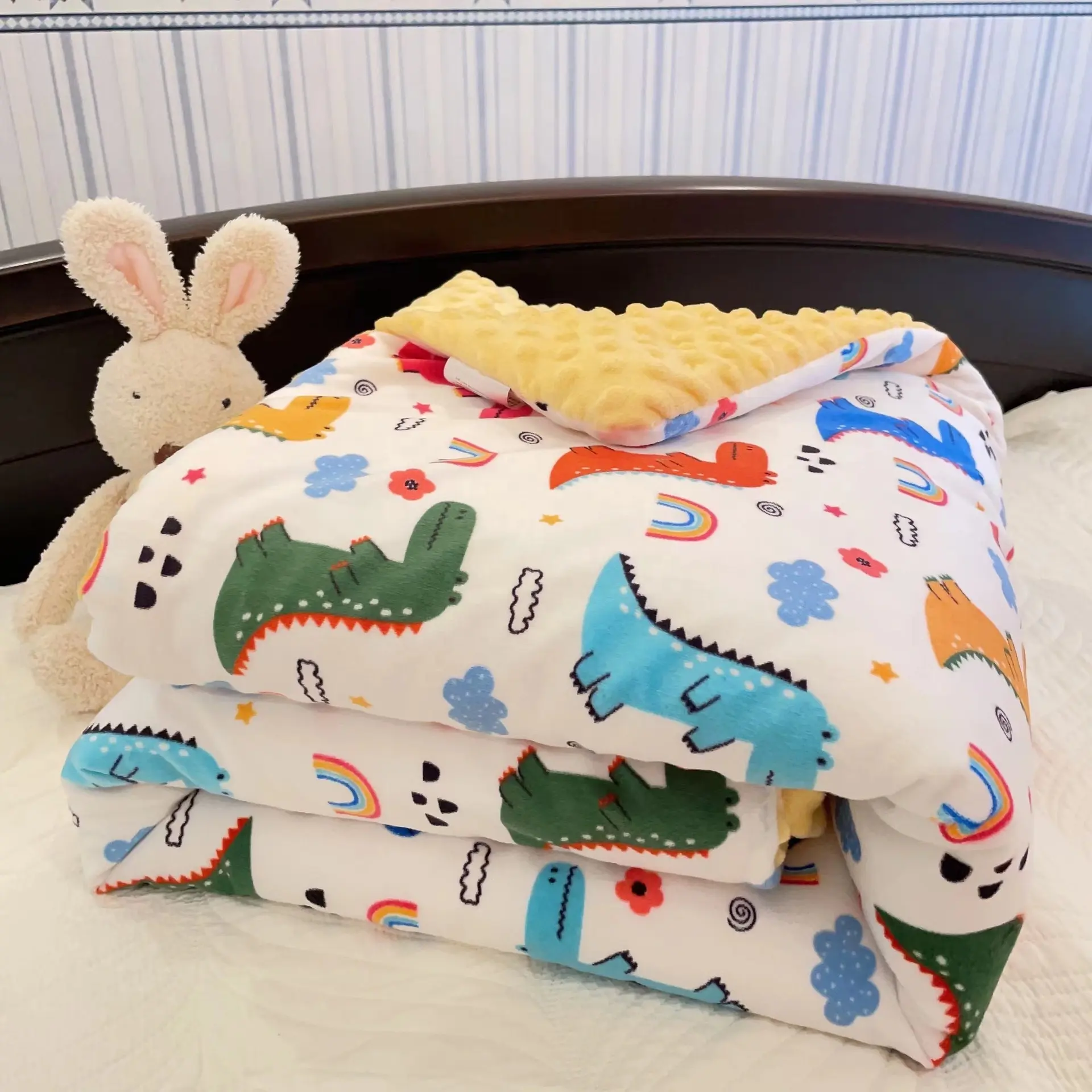 नए डिजाइन बच्चों के कंडीशनिंग कंबल शरद ऋतु और सर्दियों के कपास क्लिप को पतला करने के लिए नवजात शिशु कंबल