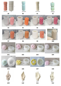 แม่พิมพ์ซิลิโคนใส่เทียนแบบทันสมัยสำหรับทำเทียน - Product Image 6