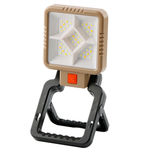 Lampe de travail <span class=keywords><strong>LED</strong></span> COB pliable, rechargeable par USB Type C, avec support et crochet, pour inspection, garage, mécanique, travail, camping - Product Image 1