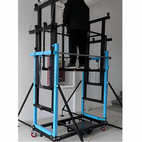 Échafaudage électrique avec câble en acier épaissi pour la manutention de matériaux, machine de levage, échafaudage électrique