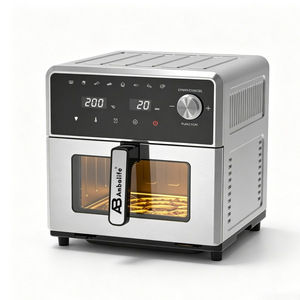 Anbolife Prix de gros Friteuse à air 8L à écran tactile avec <span class=keywords><strong>tiroir</strong></span> et grille antiadhésifs et élément chauffant inférieur Appareil électroménager OEM CE - Product Image 2