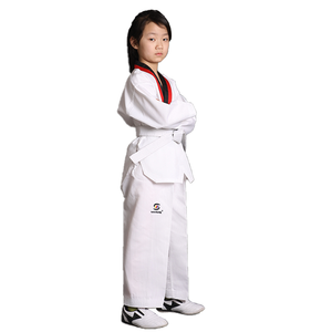 Woosung alta calidad Unisex <span class=keywords><strong>coreano</strong></span> WTF Taekwondo <span class=keywords><strong>Dobok</strong></span> entrenamiento deportivo y uniforme de competición ropa - Product Image 5