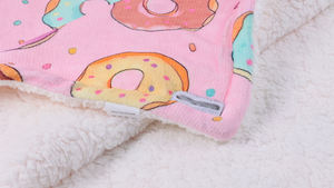 ผ้าห่มสัตว์เลี้ยงปรับแต่งได้ผ้าห่มสุนัขเชอร์ปานุ่มพิมพ์ลายเปล่าผ้าซับลิเมชันที่น่ารักสำหรับสุนัข - Product Image 3