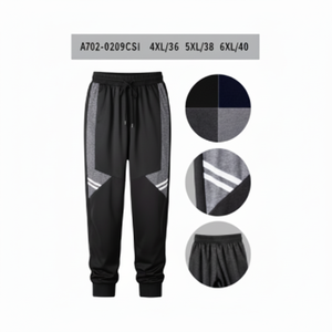 Pantaloni in velluto a coste in cotone 100% da uomo pantaloni tattici antirughe con Logo personalizzato con strisce laterali e decorazioni formali color 6XL - Product Image 1