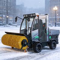 Nouvelle Arrivée Chariot à Neige Autoporté pour Campus Scolaire, Monté sur Tracteur à Attelage 3 Points