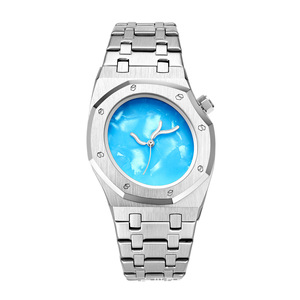 Nuevo reloj octogonal para hombre con diseño curvo original, apariencia simple y elegante, reloj de pulsera con correa de acero resistente al agua. - Product Image 2