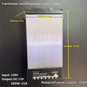 AC220V DC12V Rainproof Umidade-Proof Switching <span class=keywords><strong>Power</strong></span> <span class=keywords><strong>Supply</strong></span> <span class=keywords><strong>12V</strong></span> DC-DC Especial para Seafood Fish Tank Light 110V Entrada Única Caixa