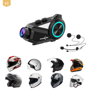 FreedConn grabadora intercomunicador auriculares R3 Pro grupo comunicación motocicleta Cancelación de ruido casco Bluetooth auriculares - Product Image 2