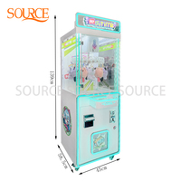 Machine à griffes d'arcade à monnayeur SOURCE, jeu à prix, jouets d'amusement, cadeaux et cartes, produit phare