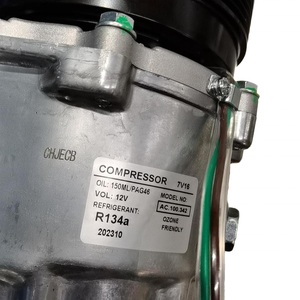 Compresseur AC de voiture AC.100.342 7V16 Compresseur AC automatique 12V OE 1J0820803A/1J0820805/7M0820803R/W01J0820803A pour AUDI,SUZUKI,VW - Product Image 4