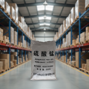 <span class=keywords><strong>Sulfate</strong></span> <span class=keywords><strong>de</strong></span> manganèse monohydraté <span class=keywords><strong>de</strong></span> haute pureté, qualité industrielle, granulaire, additif alimentaire pour l'agriculture et l'électrodéposition - Product Image 1