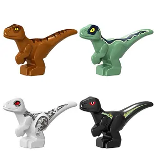 Лидер продаж, игрушки Динозавры юрского периода, экшн-фигурки динозавров, мини-строительные блоки, игрушки для chid juguetes