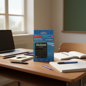 Weibo Bilingual Calculator WB-0626 12 Digits Dual Power Supply - Product Image 2