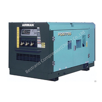 Compresseur d'air portatif de vis de moteur diesel d'aviateur de Yanmar pour le perçage utilisant PDS175S-6D1 FAD 5m3/min au type de wagon 7bar