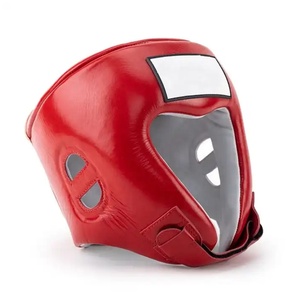 Protège-tête de boxe personnalisé en gros, bicolore, pour entraînement, Taekwondo, en cuir, pour combat - Product Image 6