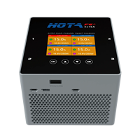 Chargeur intelligent HOTA F6 + 1000W 1-6S Quad Channel AC/DC