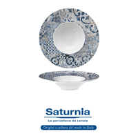 Bol à pâtes Napoli Cordoba Ø 27,5 cm, intérieur Ø 14,5 cm, impression numérique Saturnia