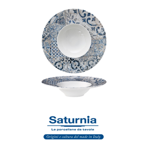 Bol à pâtes Napoli Cordoba Ø 27,5 cm, intérieur Ø 14,5 cm, impression numérique Saturnia - Product Image 4