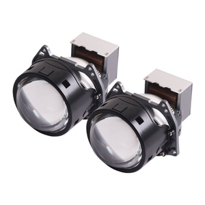 Custom New Arrival Auto Headlight LED Lens 3.0 Inch 112W/Pair High Low Beam Light Bi LED Projector Lens Retrofit Led Headlights - Product Image 1