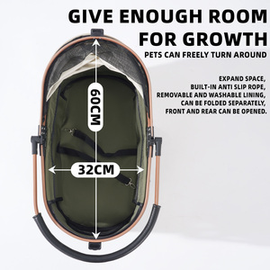 बहु-कार्यात्मक त्वरित पिकअप पालतू स्टलर फोल्डेबल वॉटरप्रूफ पोर्टेबल 4-पहिया धातु टिकाऊ पालतू गाड़ी कुत्ते - Product Image 5