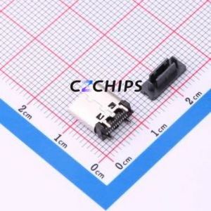 UC02-0B24F92011 USB Connector SMD Connector ( Connector Type: Type-C )( Gender: Female )( Mounting Type: Vertical Mount ) - Product Image 2