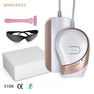 Épilateur IPL portable MOOLWEEL T050 avec technologie saphir et refroidissement par glace pour l'épilation <span class=keywords><strong>à</strong></span> <span class=keywords><strong>domicile</strong></span> - Utilisation faciale/corporelle portable - Product Image 1