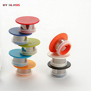 Tapa de filtro colador de estilo español moderno jarra de vidrio térmico hecha a mano de té de agua fría - Product Image 3