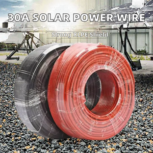 สายไฟฟ้าสี่เหลี่ยม30A สายเคเบิลพลังงานแสงอาทิตย์ IP66 1 KV พร้อมตัวนำทองแดงกระป๋องและฉนวนกันความร้อน XLPE สำหรับสถานีไฟฟ้า - Product Image 2