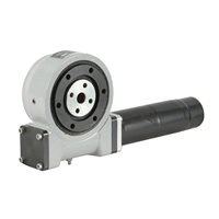 Réducteur à vis sans fin pour suiveur solaire Slew Drive, modèle SE3 SE5, marque CORESUN, rapport 62:1, axe à bride, montage horizontal