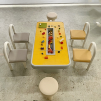Table de jeu Montessori moderne pour enfants, ensemble table et chaises en bois, écologique, durable, pour salle à manger, chambre, bureau, salon