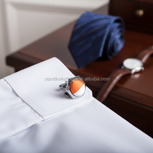Cuflink manschetknopf Bouton de MANCHETTE gemelo cufflink prange AF795ขาว exve - Product Image 3