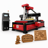 Machine de découpe CNC pour le travail du bois et le meuble, routeur CNC 1325 ATC pour le bois contreplaqué, prix du routeur CNC