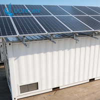 Chambre froide solaire modulaire de 40 pieds avec compresseur pour la conservation du poisson, solution de stockage frigorifique à économie d'énergie