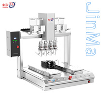 Machine à souder automatique à double station et 4 têtes, à commande directe d'usine, avec embouts de fixation personnalisables, soudage LED